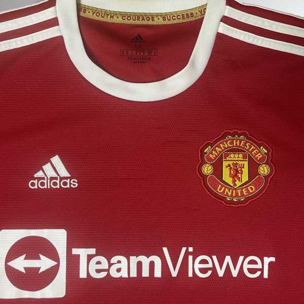 Maillot Manchester United 2021 2022 Domicile Rouge Taille L H31447