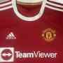 Maillot Manchester United 2021 2022 Domicile Rouge Taille L H31447